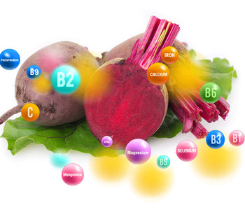 Beet Root vegetable blends - Vegan Tabs beneficial ingredients