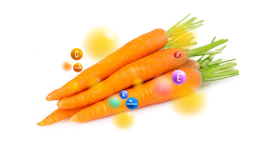 Carrot root vegetable blends - Vegan Tabs