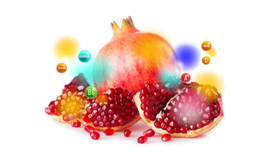 Pomegranate vegetable blends - Vegan Tabs