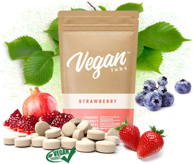 Vegan Tabs 2 Days Food Supply Strawberry